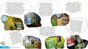 Eine Collage aus Sprechblasen, mit Aussagen der Liz Mitarbeiterinnen, was ihnen in Sachen Naturschutz wichtig ist