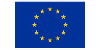 Ansicht der EU-Flagge